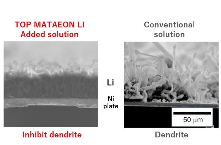 Lithium dendrite inhibitior