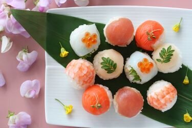 frozen ball sushi